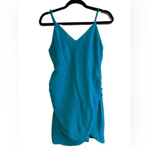 Urban Outfitters Linen Blend Sleeveless Mini Dress